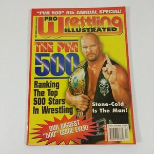 PRO WRESTLING ILLUSTRATED MAGAZINE 1998 PWI 500 STEVE AUSTIN GOLDBERG UNDERTAKER